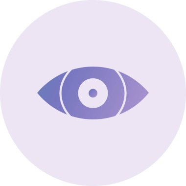 eye icon, vector illustration. Vision 