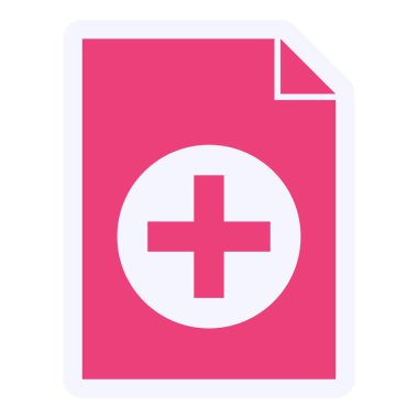 Yeni Dosya Vektörü Şekil Simgesi Tasarımı