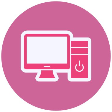 Bilgisayar Vektörü Şekil Simgesi Tasarımı