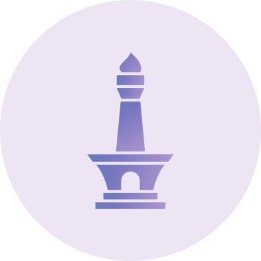 vector illustration of Monas icon