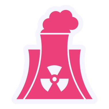 Nuclear science experiment vector illustration