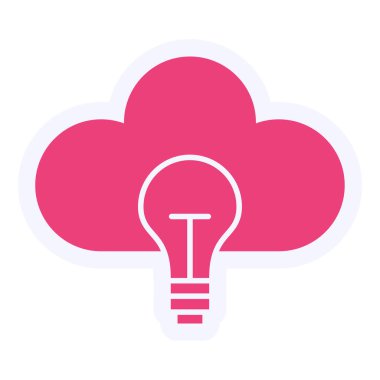 Ampul. Web simgesi basit illüstrasyon 