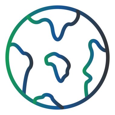 web icon, simple illustration of Map location and navigation