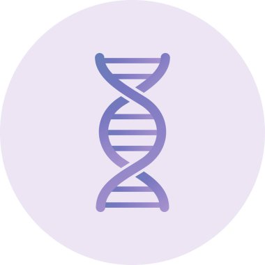 DNA simgesi vektör illüstrasyonu