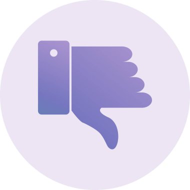 thumb down, Dislike icon, vector illustration 