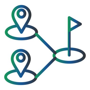 GPS navigasyon. Basit resimleme