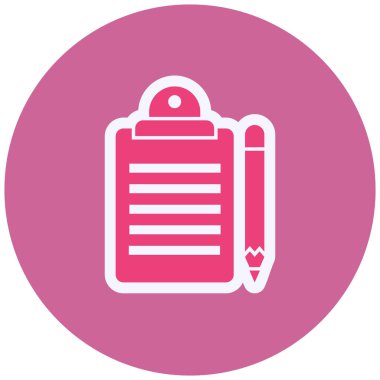 illustration of Agenda web icon illustration 