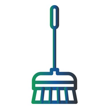 Bir paspas simgesinin vektör illüstrasyonu