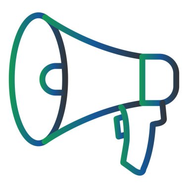 Hoparlör simgesinin vektör illüstrasyonu