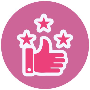 Geri bildirim. Web simgesi basit illüstrasyon