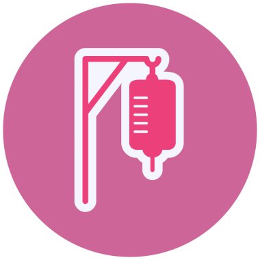 Drip Vektör Kabartma Simgesi Tasarımı