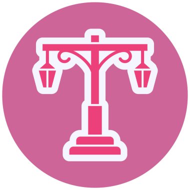 Lamba. Web simgesi basit tasarım