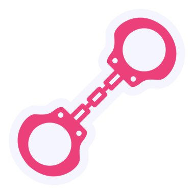 Kelepçe Vektör Kabartma Simgesi Tasarımı