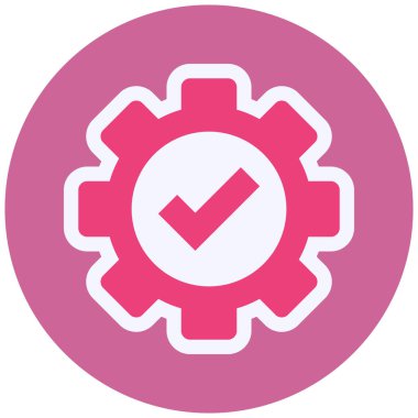 Ayarlar. Web simgesi basit illüstrasyon