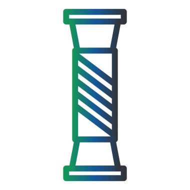 Sütun Vektörü Şekil Simgesi Tasarımı 