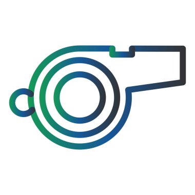 Islık. Web simgesi basit illüstrasyon