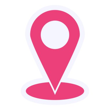 simple web illustration of location icon