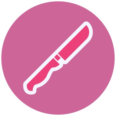 Bıçak. Web simgesi basit illüstrasyon