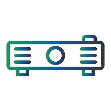 tape recorder icon, simple vector illustration