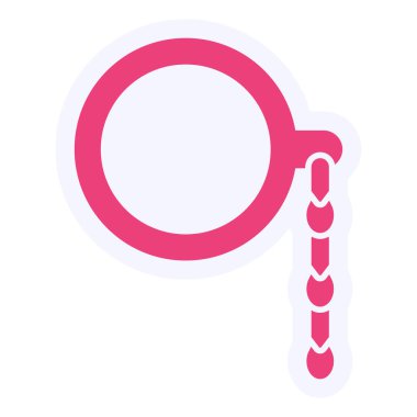 Tek Başlı Vektör Şekil Simgesi Tasarımı 