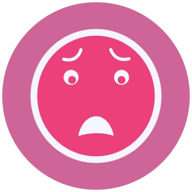 üzgün yüz ifadesi vektör simgesi