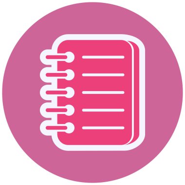 Kitap. Web simgesi basit illüstrasyon