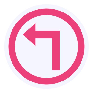 sol ok simgesini, vektör çizim devre