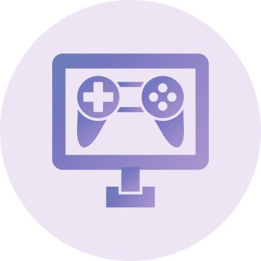 Oyun kolu. Web simgesi basit tasarım