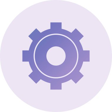 Ayarlar. Web simgesi basit illüstrasyon