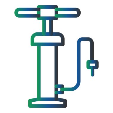 Hava Pompası Vektör Kabartma Simgesi Tasarımı 