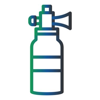 Su şişesi. Basit resimleme