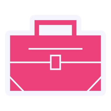 briefcase, web icon simple illustration