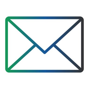 E- posta simgesi vektör illüstrasyonu