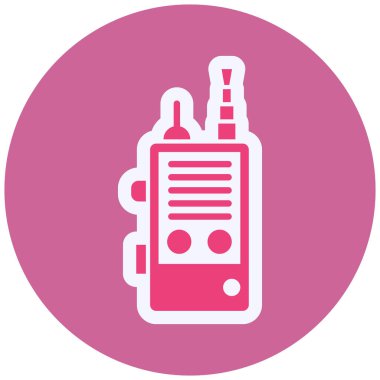 Walkie talkie simge vektör 