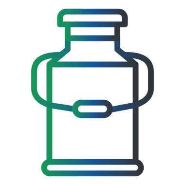 Süt kutusu. Vektör illüstrasyonu