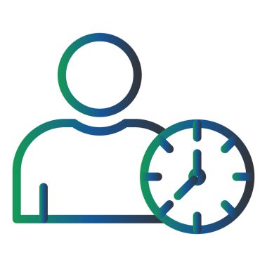 zaman yönetimi vektör simgesi