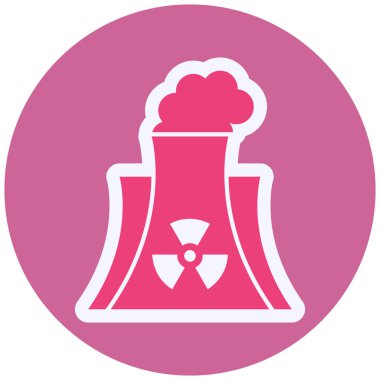 Nuclear science experiment vector illustration