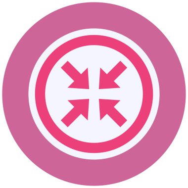 Shrink web icon simple illustration