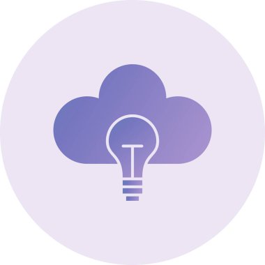 Ampul. Web simgesi basit illüstrasyon 