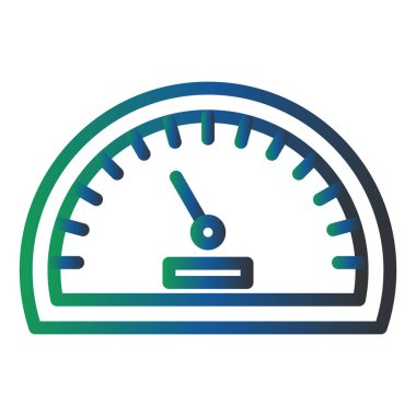 Araba Hızı Vektörü Kabartma Simgesi Tasarımı 