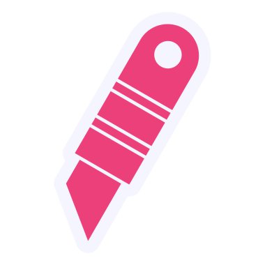 Kalem. Web simgesi basit illüstrasyon