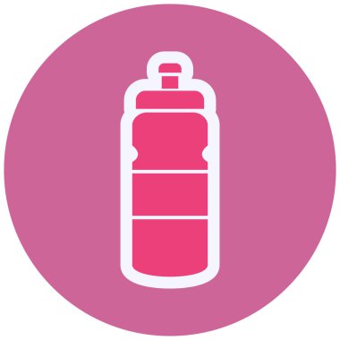bottle. web color icon simple illustration