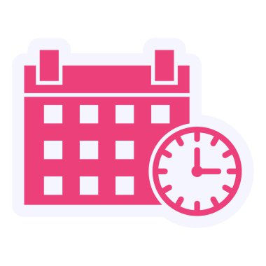 Süre bitimi Vektör Kabartma Simgesi Tasarımı