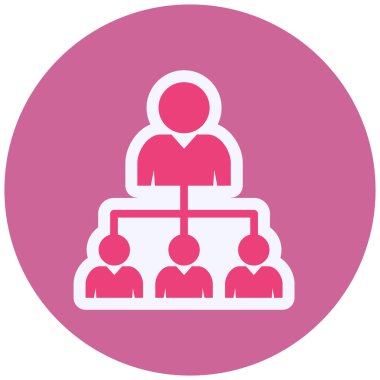 İş insanları vektör simgesi modern basit tasarım