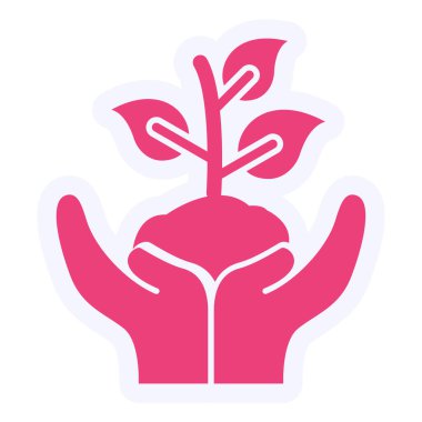 sprout. web icon simple illustration. Save the Plant 