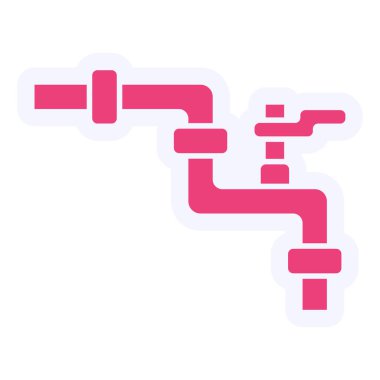 pipe icon. simple illustration of pipeline 