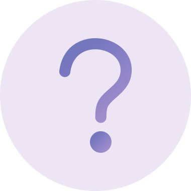 question mark icon, web illustration