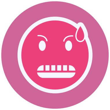 Üzgün surat. Web simgesi