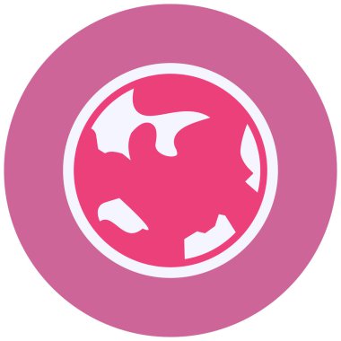 Toprak. Web simgesi basit illüstrasyon