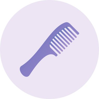 hair comb icon. trendy flat style illustration.